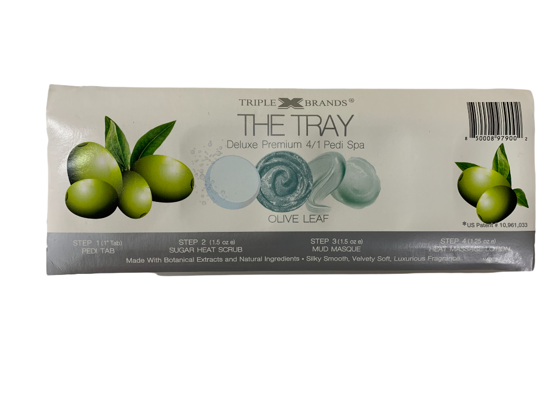 Triple X The Tray 4/1 Pedi Spa Olive Leaf